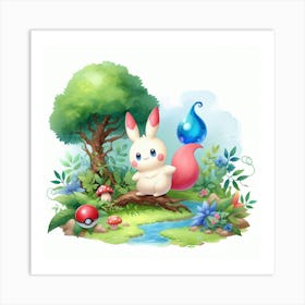 Pokemon 6 Art Print