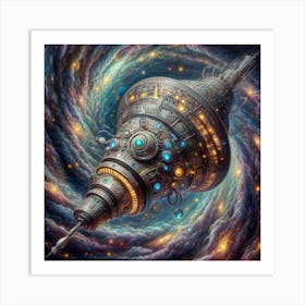 Spaceship 3 Art Print