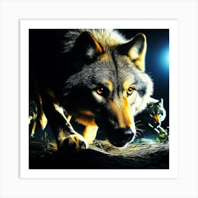 Wild Animal Creative Portrait 155 Art Print