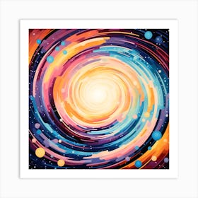 An abstract mosaic 2 Art Print