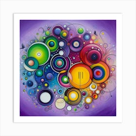 Circles And Circles Art Print