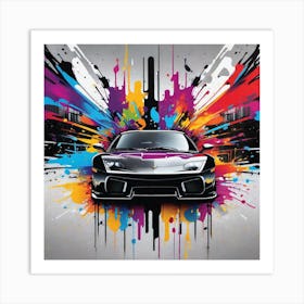 Car Painting 12 Art Print