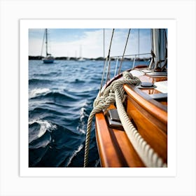 Sailboat On The Sea 1 Art Print