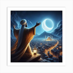 Muslim Prophet Art Print