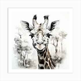 Giraffe 1 Art Print