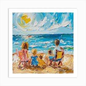 Summer Beach Series 3 Art Print