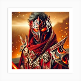 Crimson Zealot Art Print