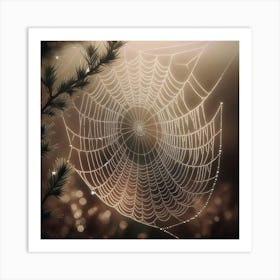 Spider Web Art Print