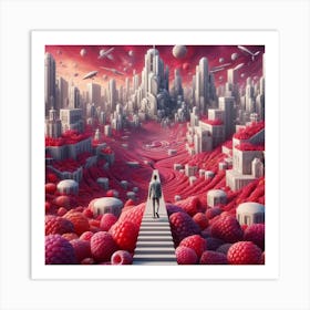 City Of Berries 1 Art Print