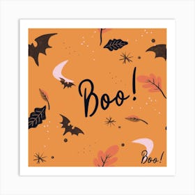 Burnt Batty Boo Art Print