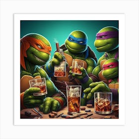 Teenage Mutant Ninja Turtles 1 Art Print