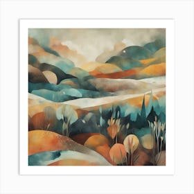 Landscape Painting Art Print