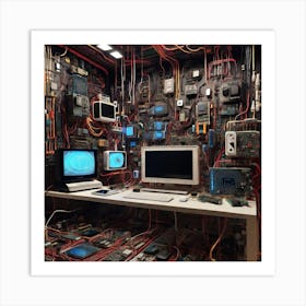 Computer Room Art Print