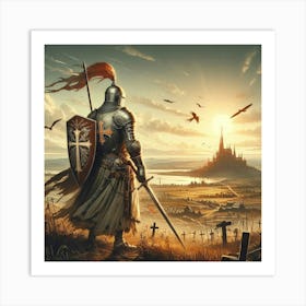 Knight In Shining Armor 1 Art Print