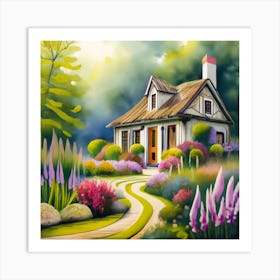 Garden in the House3 Art Print