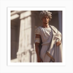 Statue Of Athena Art Print