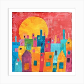 Cityscape 17 Art Print