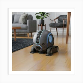 A 3d Render Of A Smart Robot Cleaning Th 8yyurfzkqwygb9o2qzrg4a Pmbspjjbt1ajcgt1ocrwra Art Print