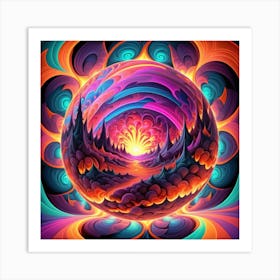 Psychedelic Art 1 Art Print