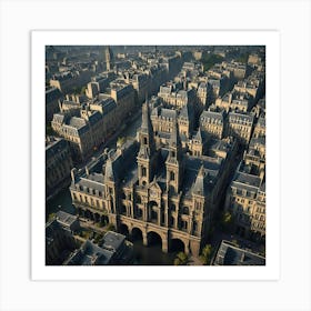 Dark and Moody Paris Art Print