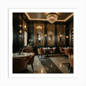 Deco Dining Room 13 Art Print