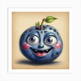 Blueberry 3 Art Print