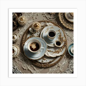 Coffee Table 2 Art Print