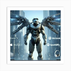 Halo 11 2 Art Print