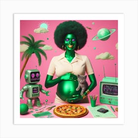 'Pizza' Art Print