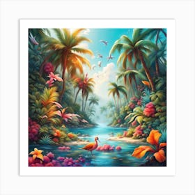 Tropical Paradise 4 Art Print