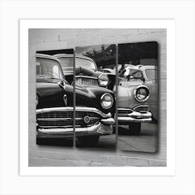 Classic Cars Art Print