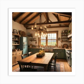 Farmhouse Kitchen 13 Art Print