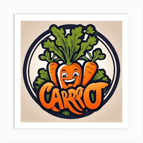 Carrot Logo 16 Art Print