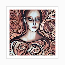 Swirling Art Print