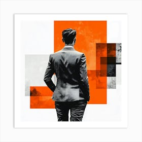 Businessman In Business Suit Art Print