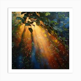 Rays Of Light Art Print