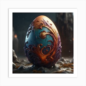 Easter Egg Art Print