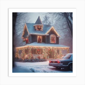 Christmas House 79 Art Print