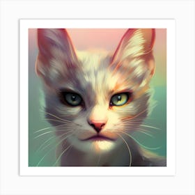 Cat Portrait 1 Art Print