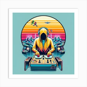 Dj Dj 6 Art Print