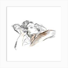 Portrait Of A Woman Art Print