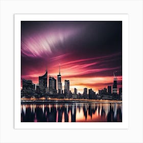 New York City Skyline 34 Art Print