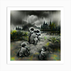 War Orphans Art Print