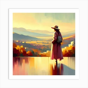 Landscape Painting 101 Art Print