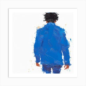 Blue Jacket Art Print