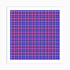 Plaid Fabric 100 Art Print