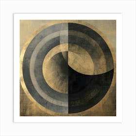 'Black And Gold' 16 Art Print