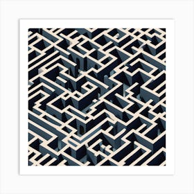 Maze 4 Art Print