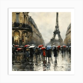 Paris In The Rain (Again) Art Print