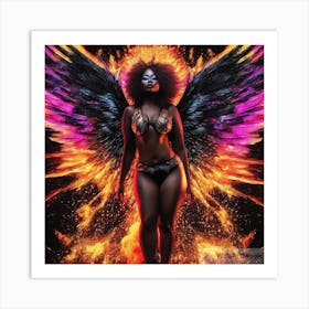 Winged Beauty Art Print